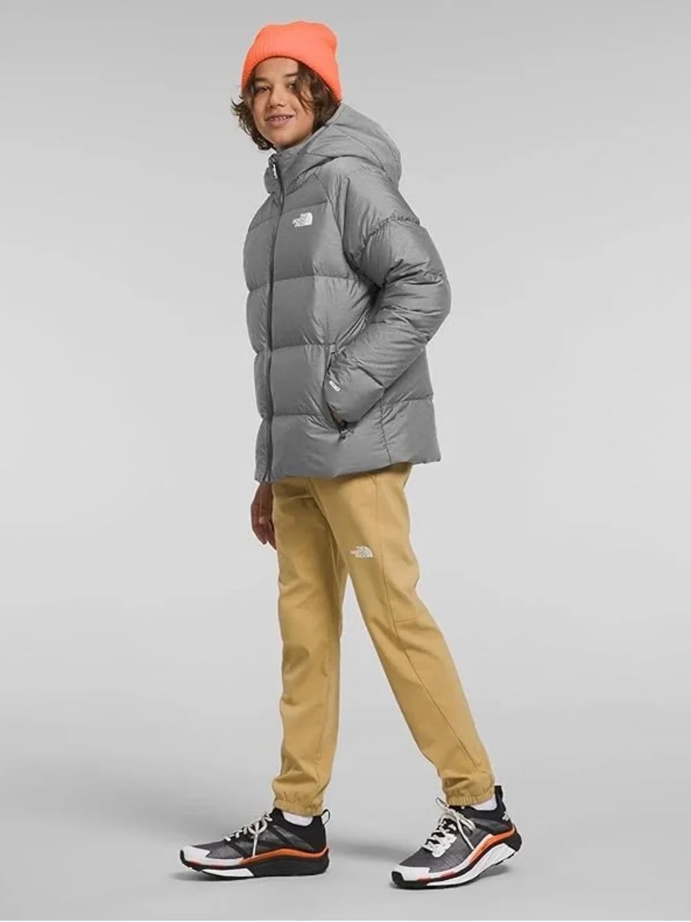 THE NORTH FACE REVERSIBLE NORTH DOWN HOODED JACKET BOYS'